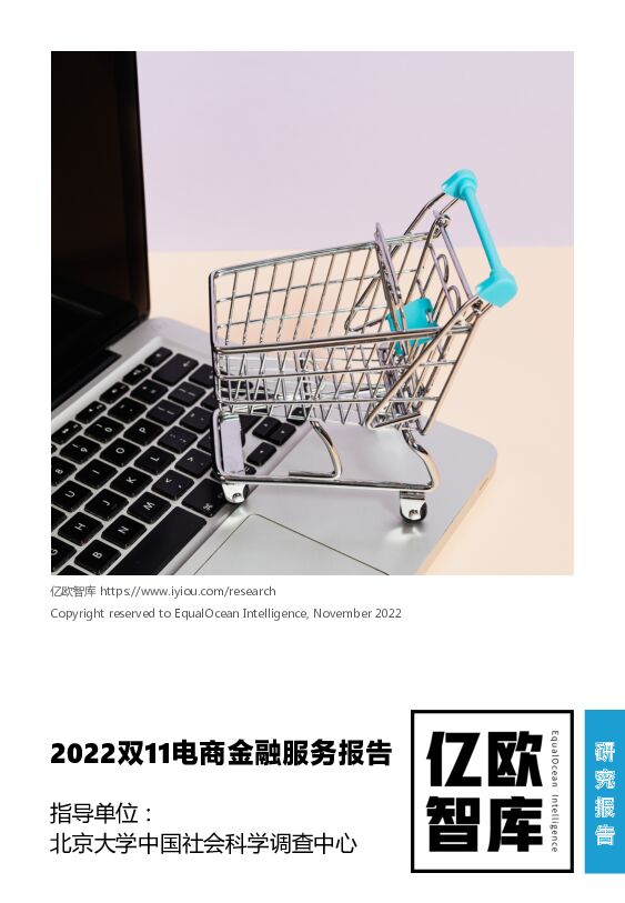 2022双11电商金融服务报告 亿欧智库 2022-11-18 附下载
