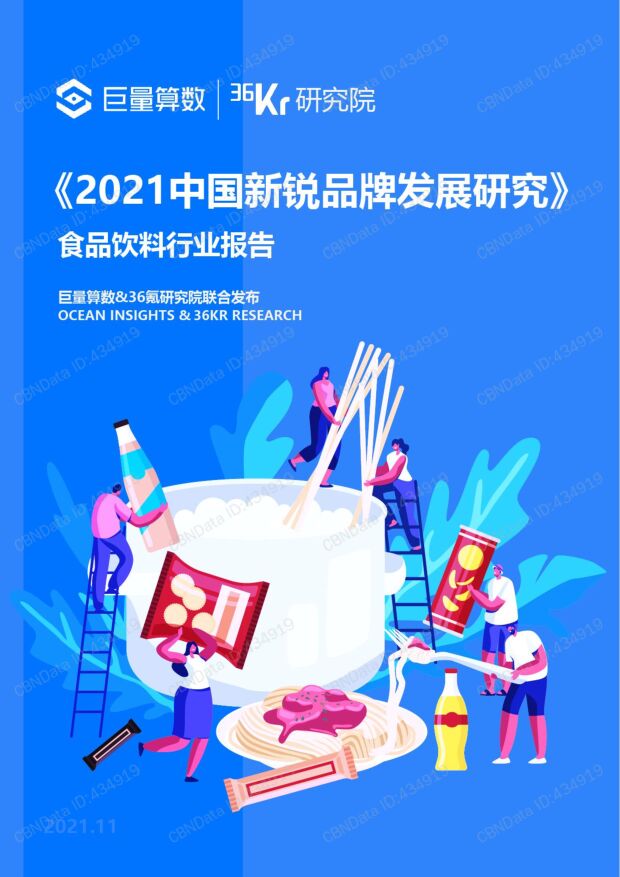 2021年中国新锐品牌发展研究——食品饮料行业报告第一财经CBNData
