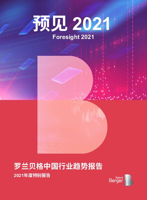2021年度特别报告：罗兰贝格中国行业趋势报告 罗兰贝格 2021-01-18