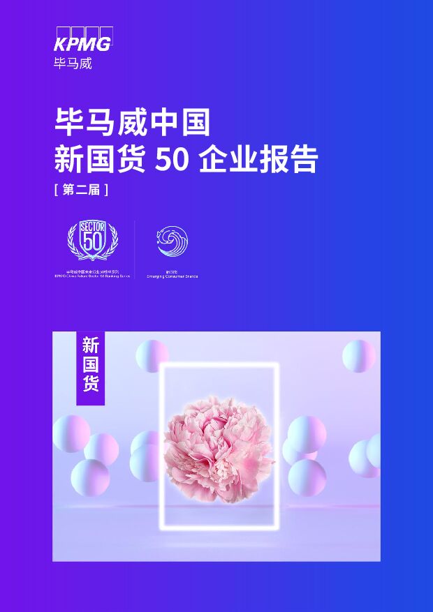 毕马威-中国新国货50企业报告