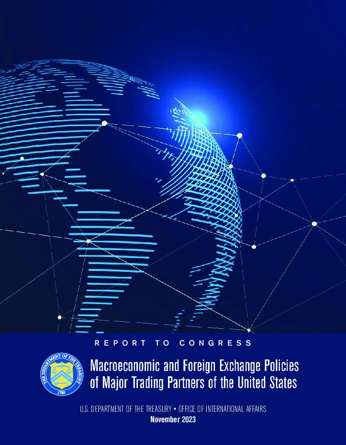 财政部发布美国主要贸易伙伴宏观经济和外汇政策报告（英）