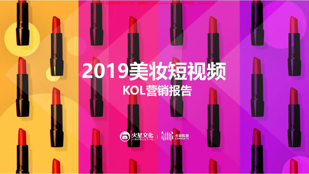 2019美妆短视频KOL营销报告