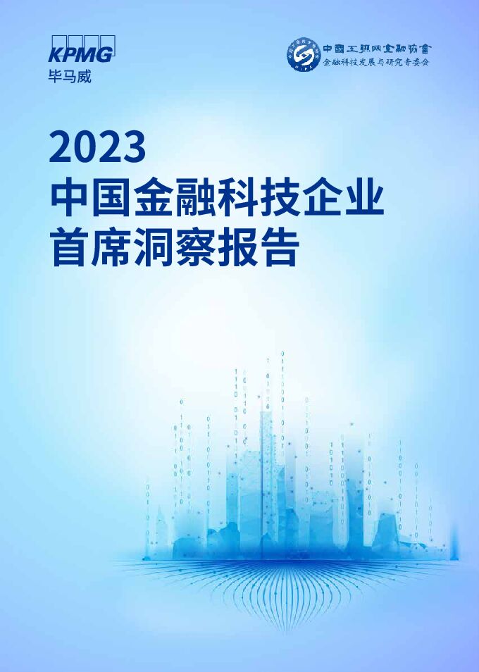 2023中国金融科技企业首席洞察报告