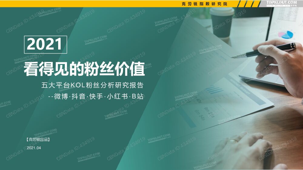 2021年五大平台KOL粉丝分析研究报告第一财经CBNData